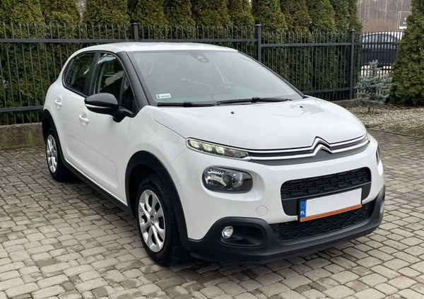 Citroen C3 cena 42999 przebieg: 59000, rok produkcji 2020 z Białystok małe 106